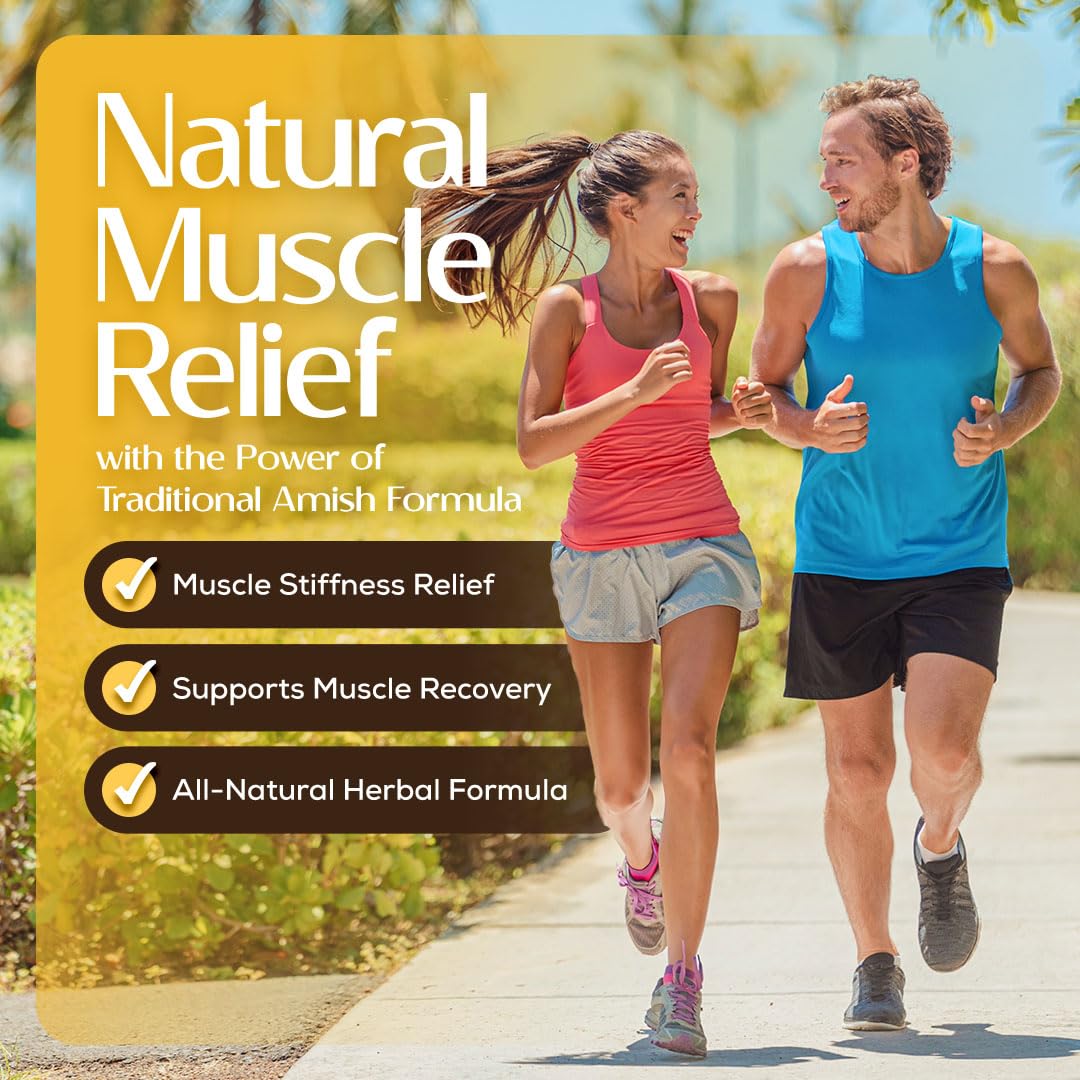 Caleb Treeze Muscle Tonic cramps relief, quick use before bed or activity