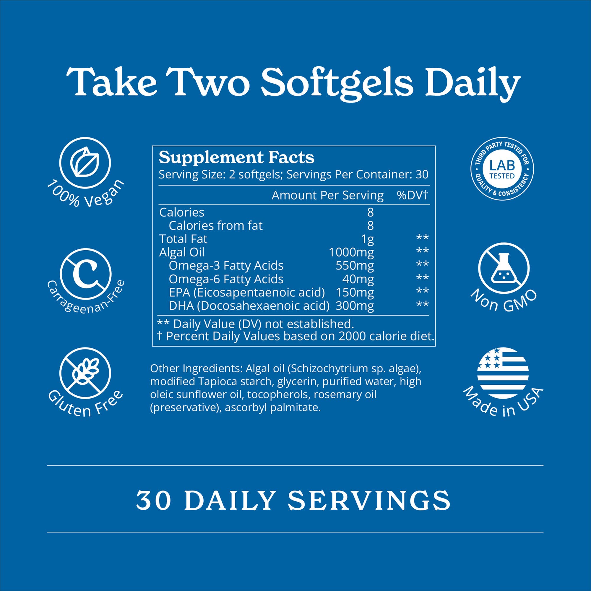 Calgee algae source from US-grown culture emphasizing sustainability
