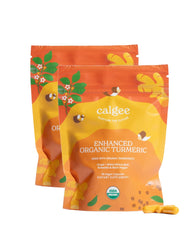 Calgee premium 5-in-1 turmeric curcumin bottle for joint wellness.