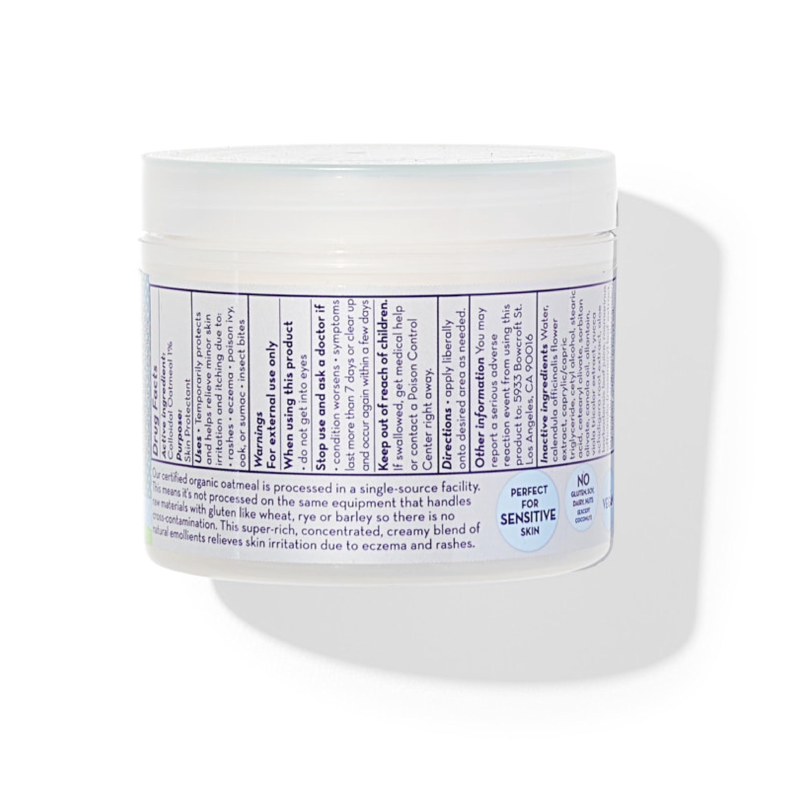 California Baby Eczema Body Wash 8.5oz bottle, plant-based cleansing.