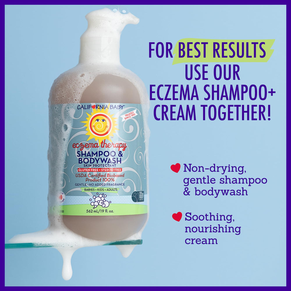 California Baby unscented body wash in recyclable packaging.