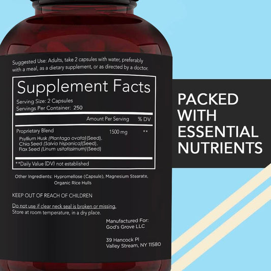 California Basics fiber supplement being poured into a glass for hydration