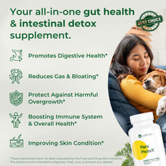 Calivita ParaProteX bottle label closeup highlighting ingredients