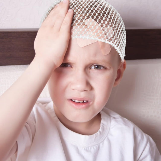 CALLARON elastic-fit head cap provides secure coverage for adults and kids.