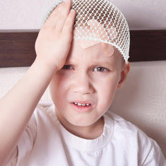 CALLARON elastic-fit head cap provides secure coverage for adults and kids.