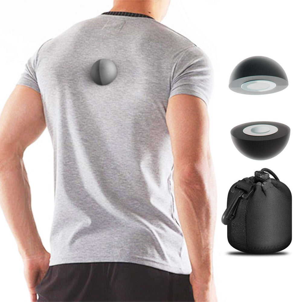 Calma Whole Nights upper back clip secures side sleeping position.
