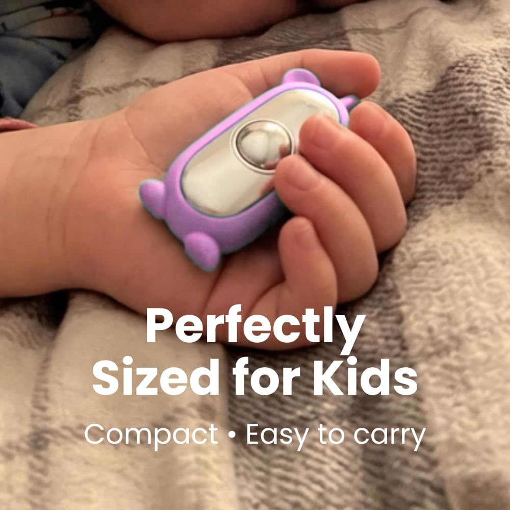CalmCarry Glowco portable kids wellness device fits in bags for on-the-go calm.