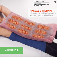 Calming Comfort heat pad controls for easy 3-heat and 9-massage settings.