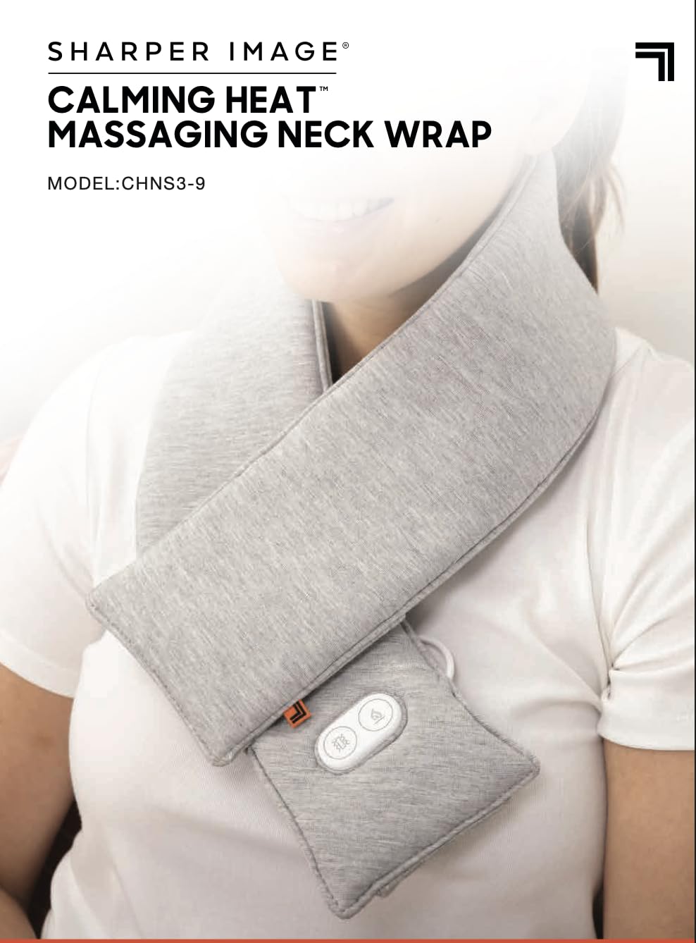 Copper charcoal fabric of Calming Comfort neck wrap emphasizing soothing warmth and odor control