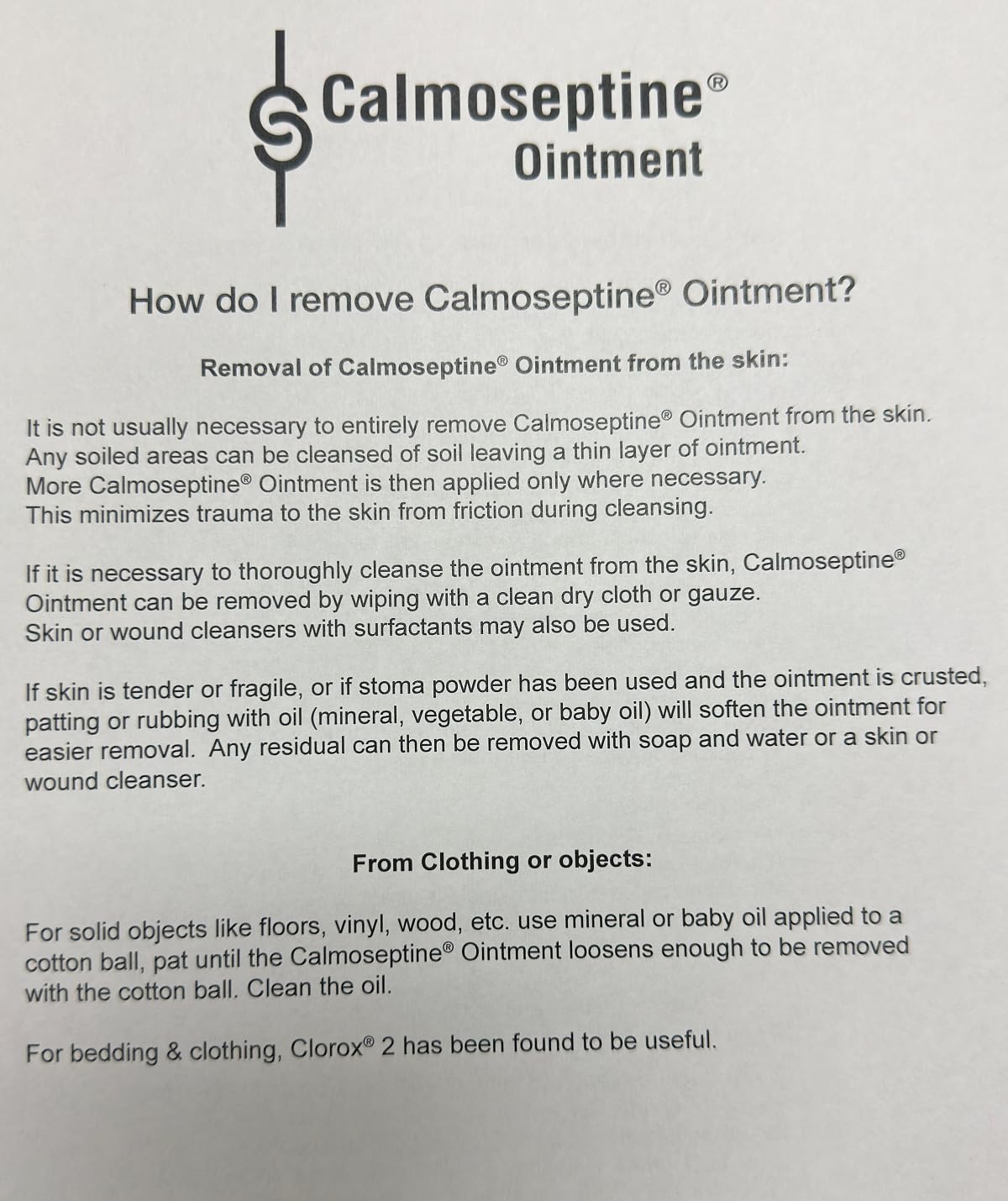 Calmoseptine used around feeding tube leakage for barrier protection.