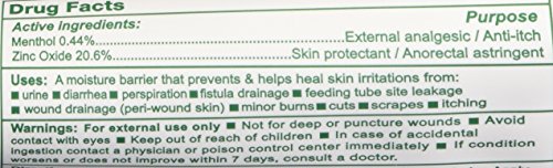 Calmoseptine moisture barrier forms a protective layer over damp skin.