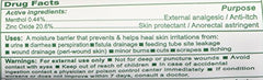Calmoseptine moisture barrier forms a protective layer over damp skin.