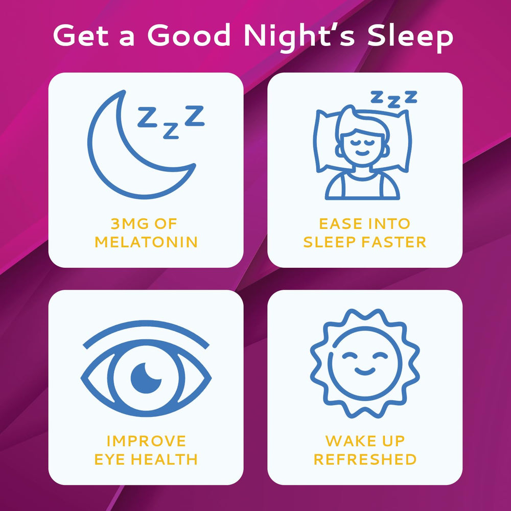 CALMOUR Vanilla-melatonin strip delivering 3 mg for a simple nightly routine