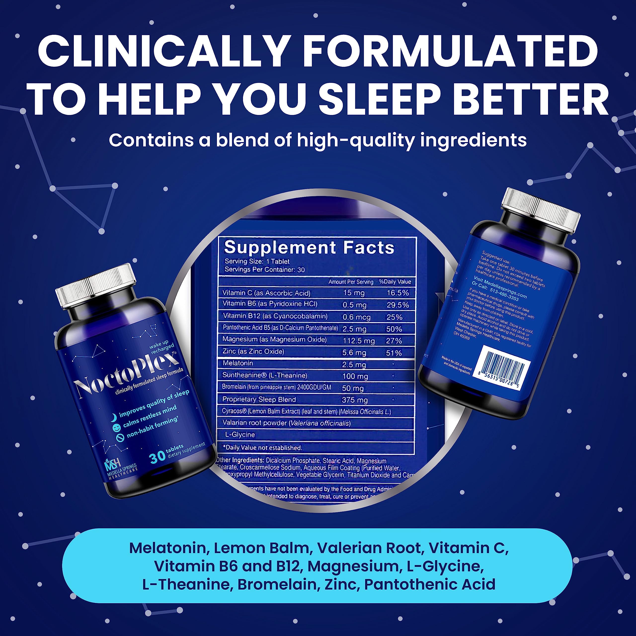 CALMPOSURE production in a USA GMP and FDA-certified facility