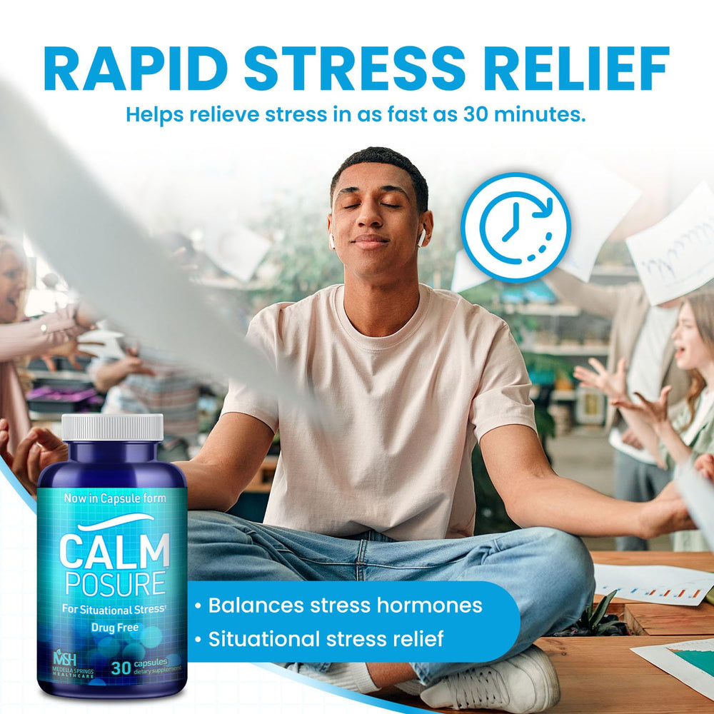 CALMPOSURE NoctoPlex sleep support bottle highlighted for better rest