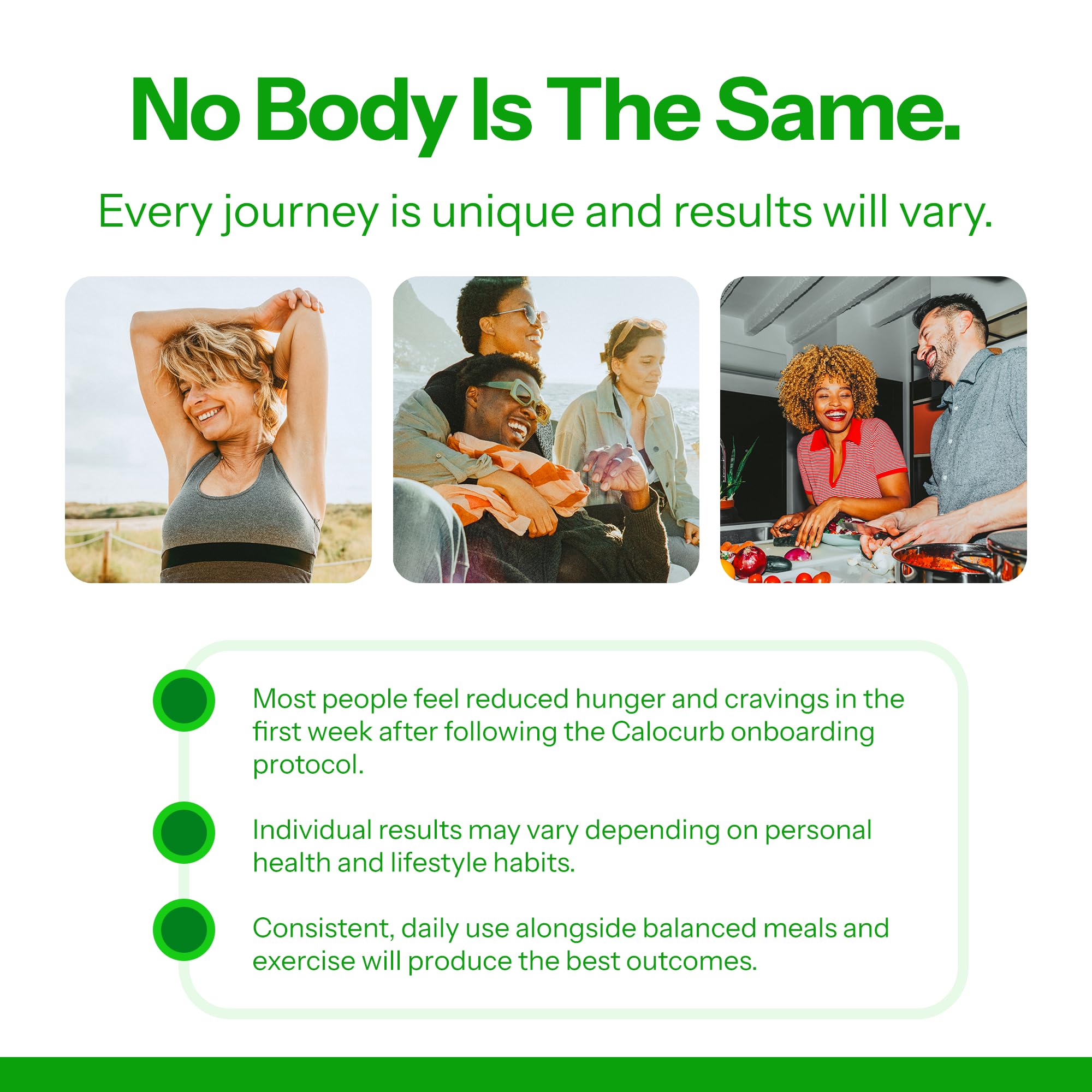Calocurb healthy eating plan companion for cravings management.