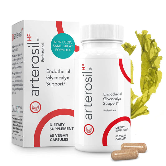 Calroy Arterosil HP bottle pour shows simple daily dosing for circulatory support