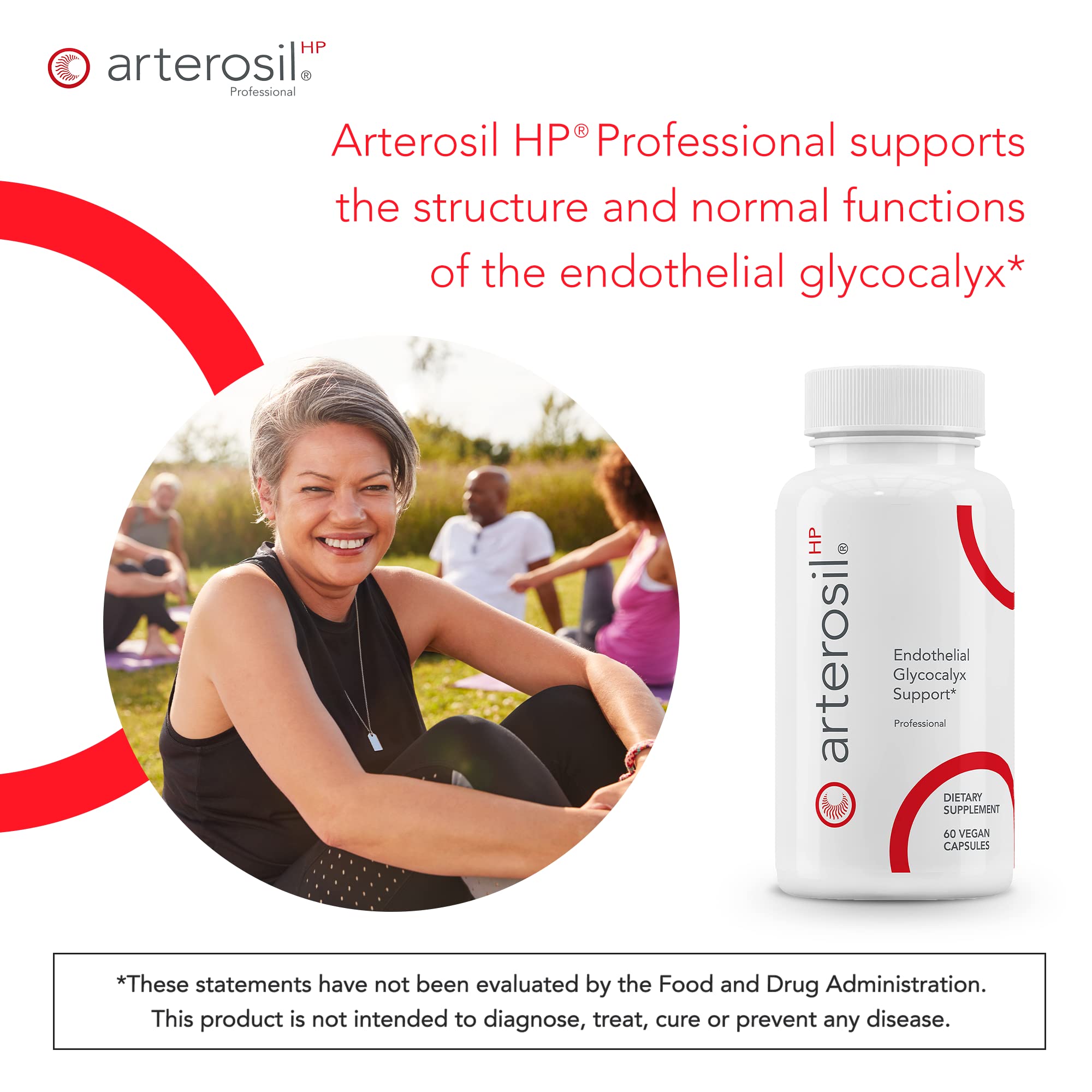 Calroy Arterosil HP label highlights endothelial glycocalyx concepts for vascular health