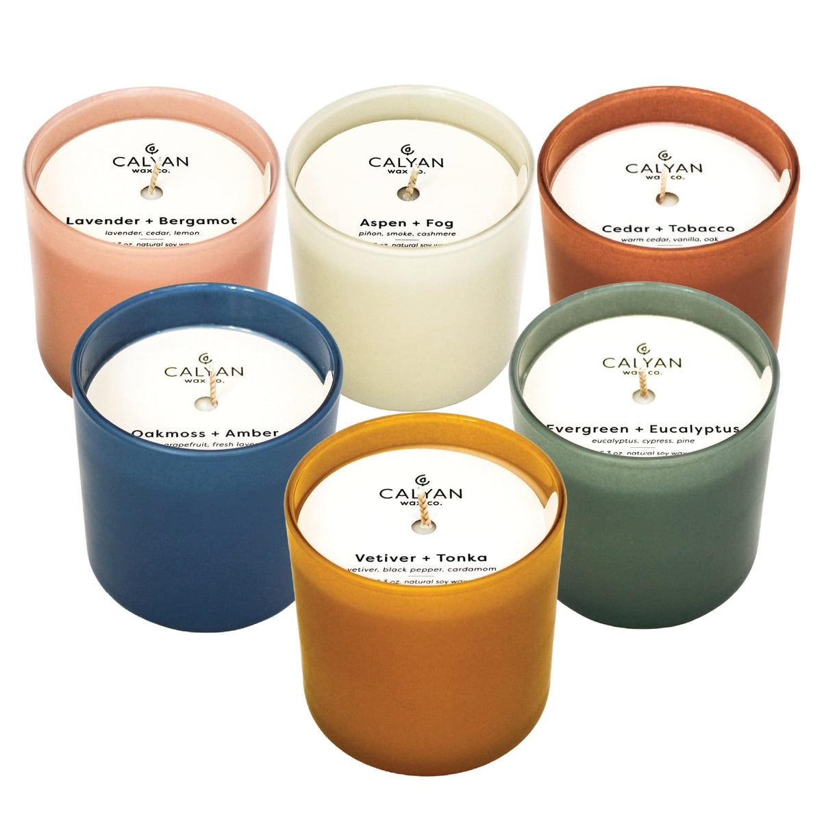 Calyan Wax Co. Dignity Series gift set display for elegant home ambiance