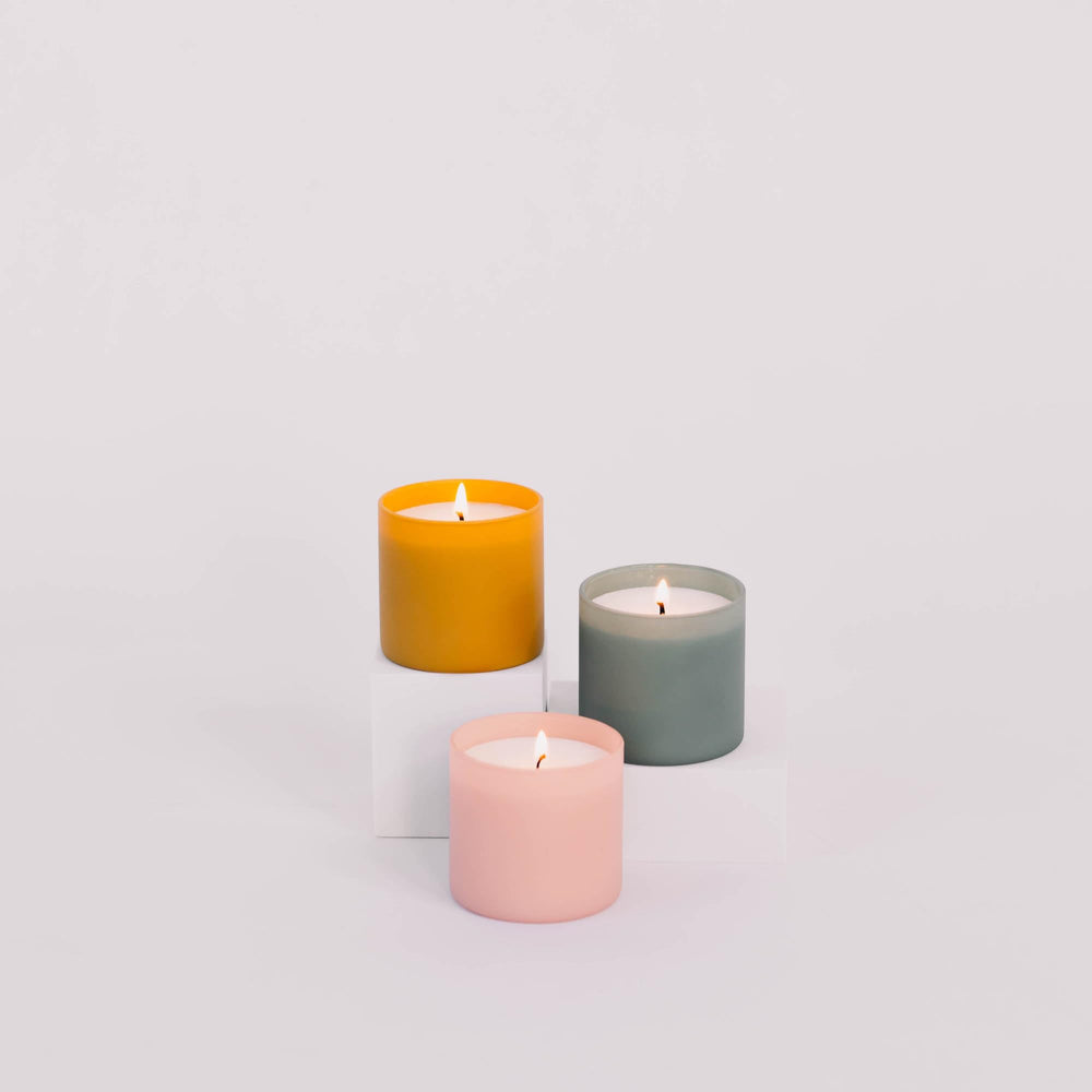 Calyan Wax Co. Vetiver & Tonka candle earthy, comforting notes