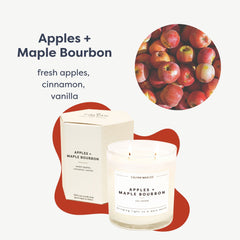 Calyan Wax Co glass-jar candle provides long-lasting fragrance for larger rooms.