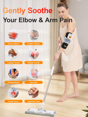 CAMECO elbow massage wrap remote control for easy operation from a distance.