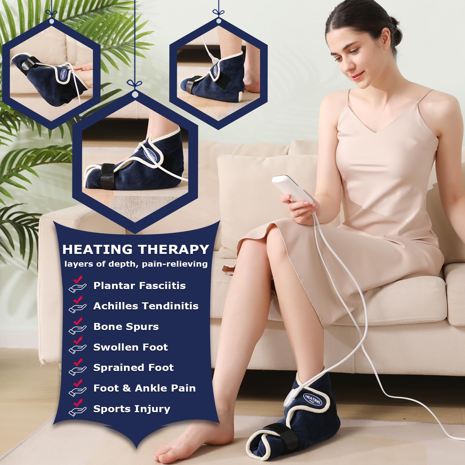 CAMECO adjustable heat control for personalized warmth during routines