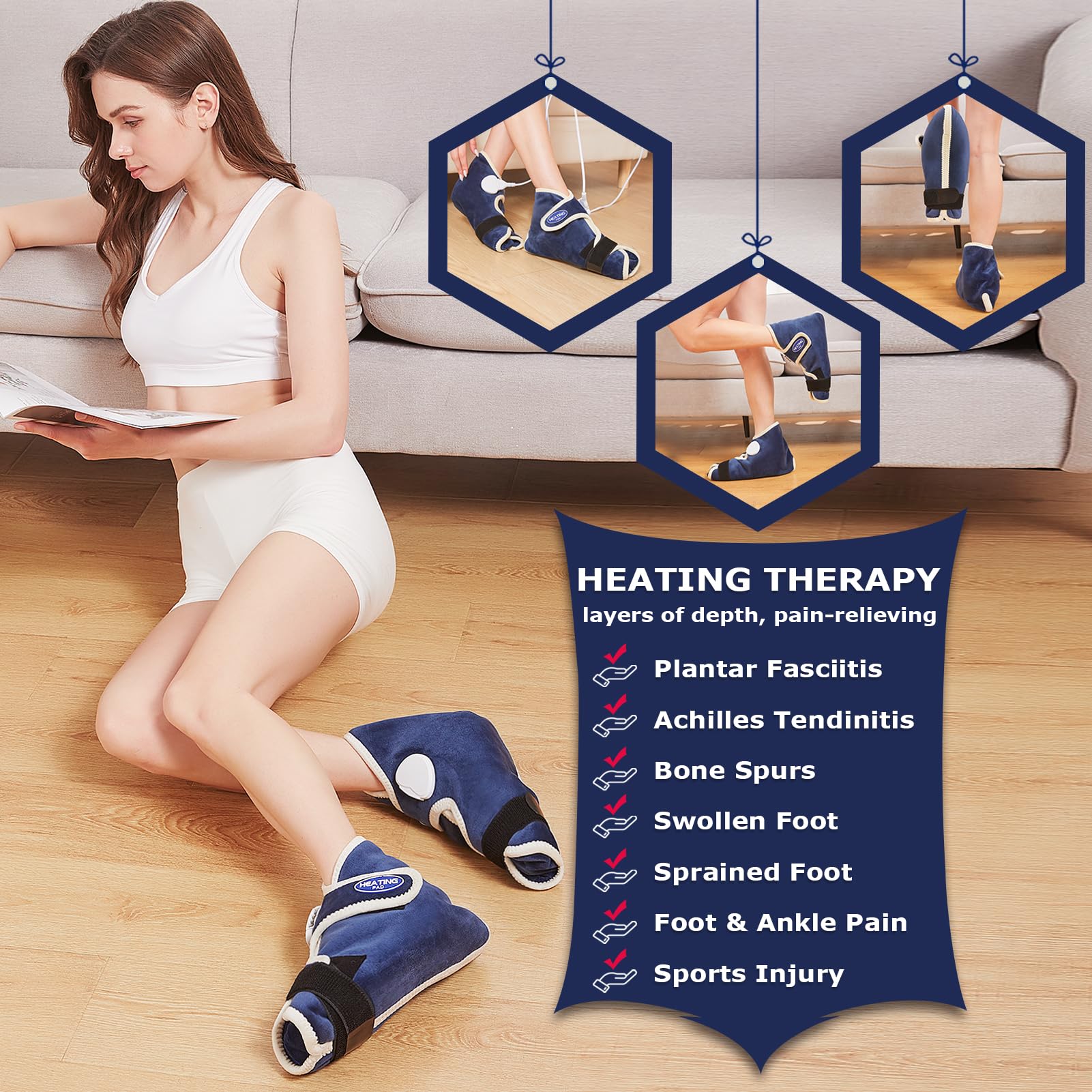 CAMECO auto shut-off feature ensures safe use when relaxing or dozing off.