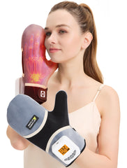 CAMECO heated gloves worn on a hand offering soothing warmth and daily comfort