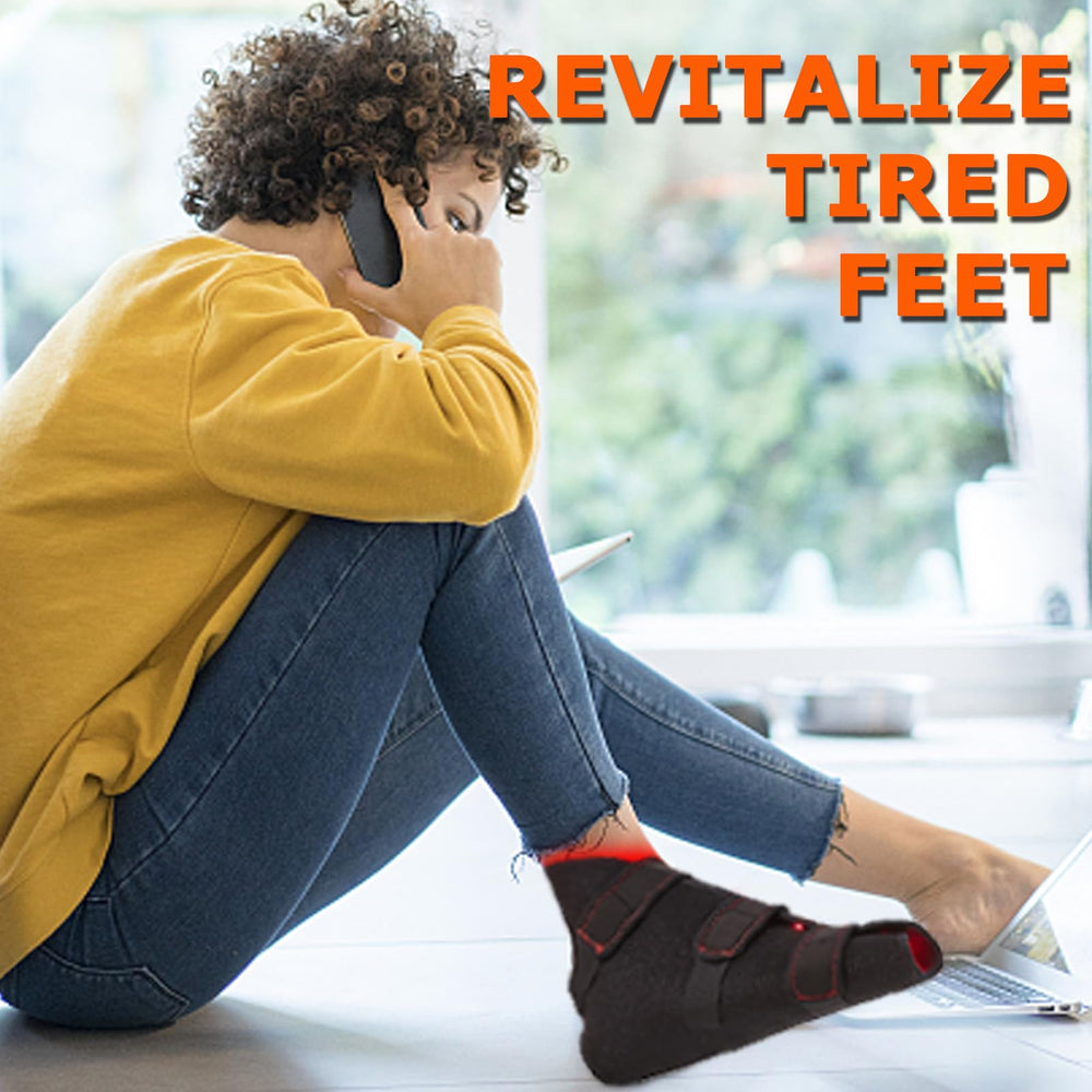 CAMECO infrared therapy shoe AC adapter included for home use.