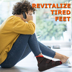 CAMECO infrared therapy shoe AC adapter included for home use.