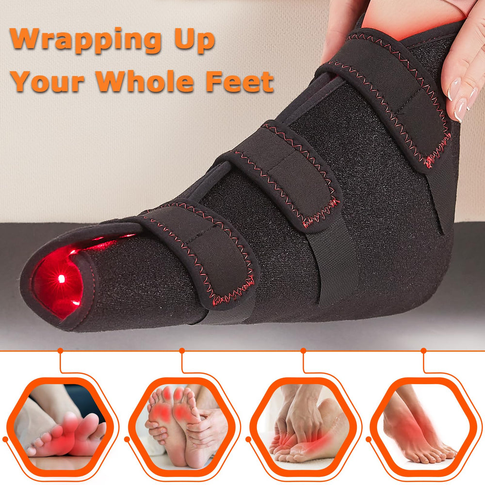 CAMECO infrared therapy shoe wide-coverage design supports toes to heel.