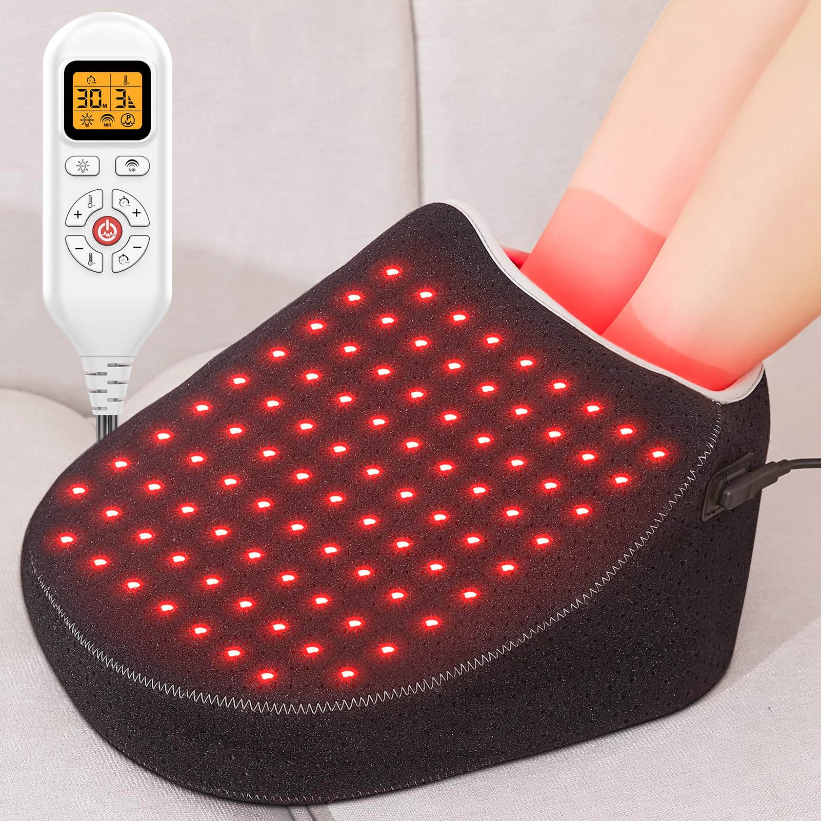 CAMECO red infrared feet therapy full coverage for complete foot warmth