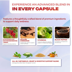 CAMVORA Digestive blend jar showcases ingredients for smoother digestion