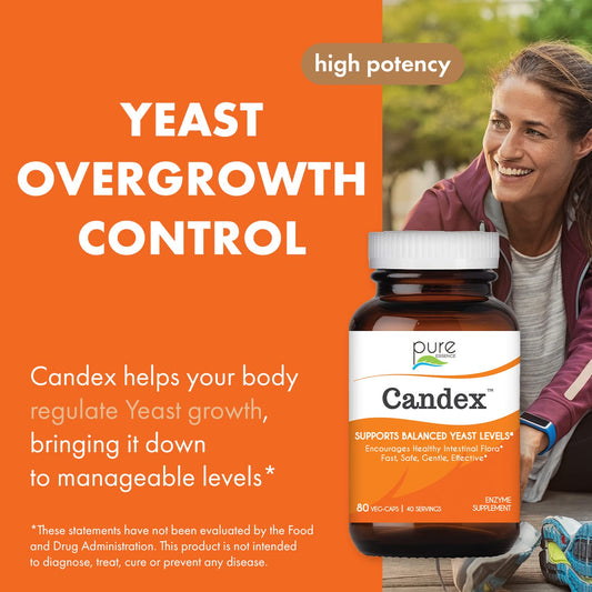 Candex digestive enzymes capsules shown for daily wellness