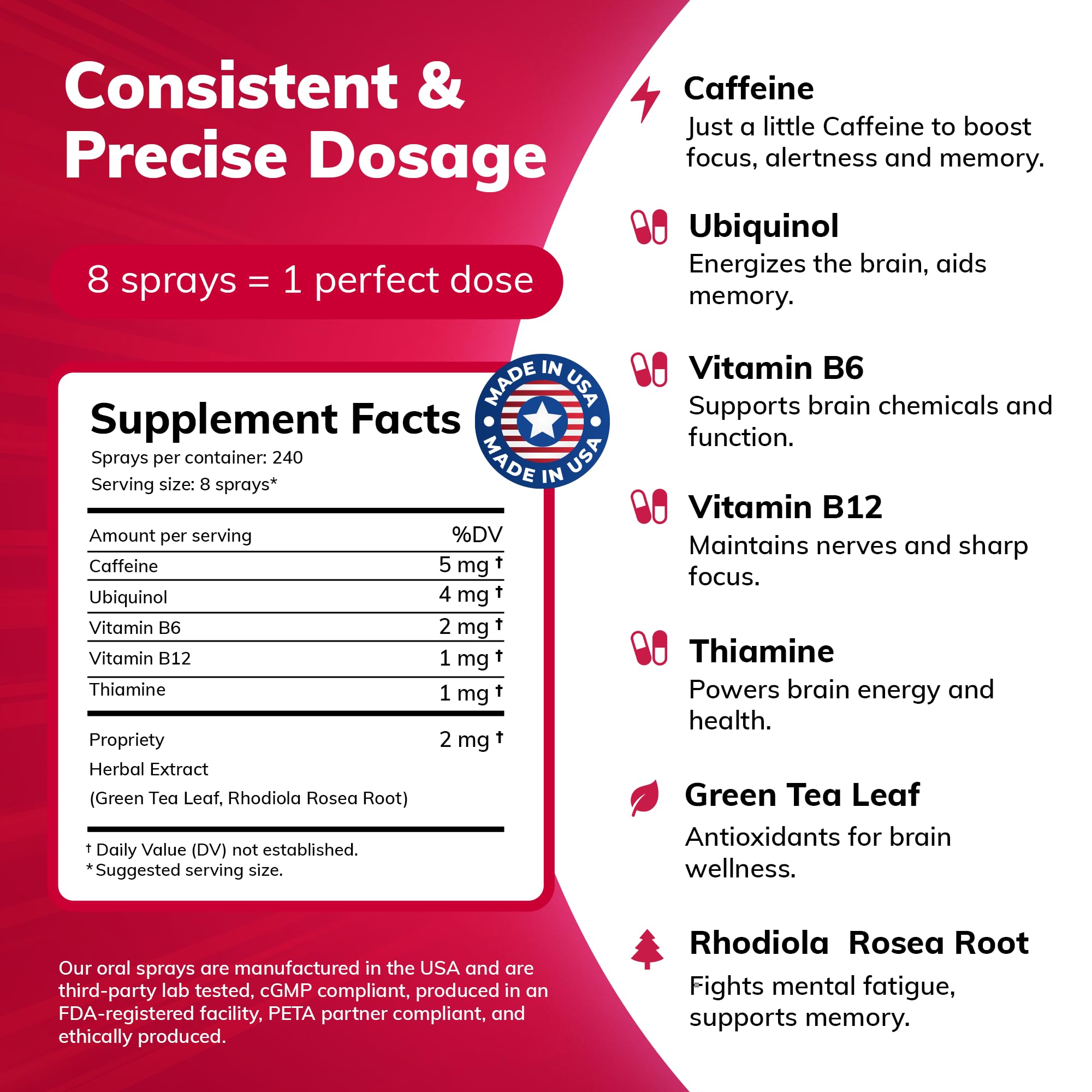 Cani Brands Feel Amazing sugar-free formula suitable for daily mental workouts.
