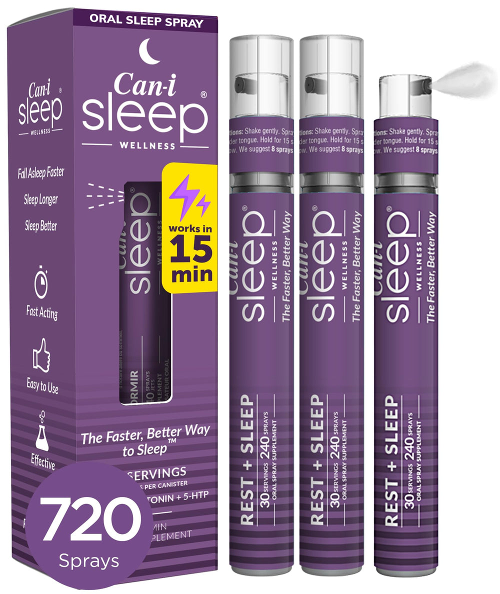 Cani Brands Feel Amazing Sleep Spray bottle helps you fall asleep faster.