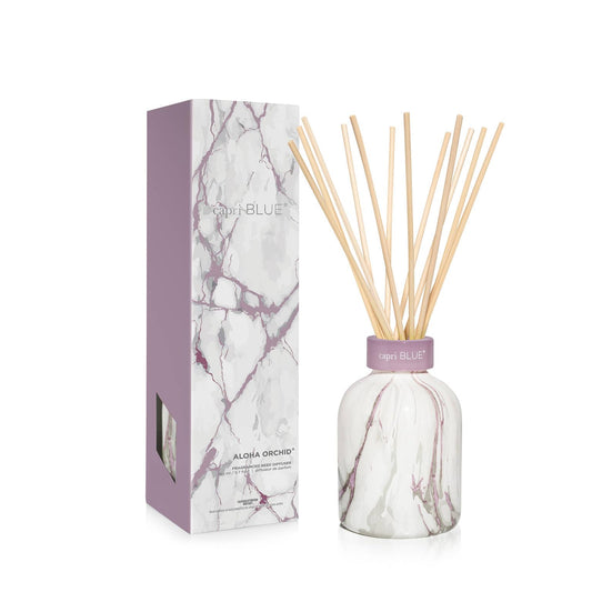 Capri Blue Modern Marble Diffuser in amethyst on display for elegant fragrance