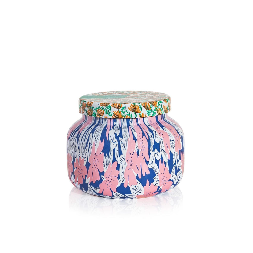 Capri Blue Pattern Play Volcano jar with bold design and long-lasting fragrance