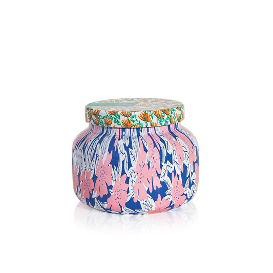 Capri Blue Pattern Play Volcano jar with bold design and long-lasting fragrance