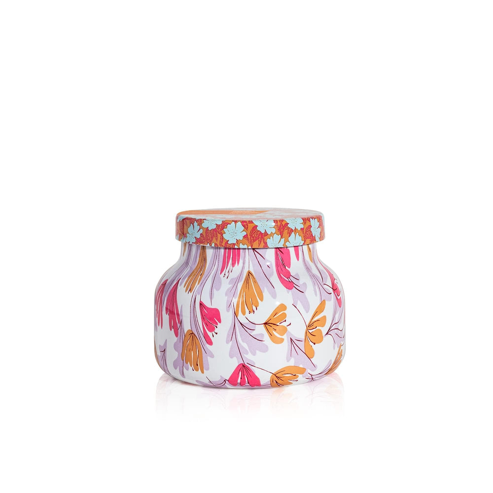 Capri Blue Pattern Play petite jar candle with bold pattern and vibrant scent for small spaces.