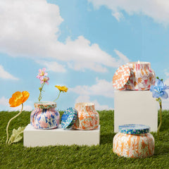 Capri Blue Volcano fragrance fills spaces with tropical notes and sugared citrus.