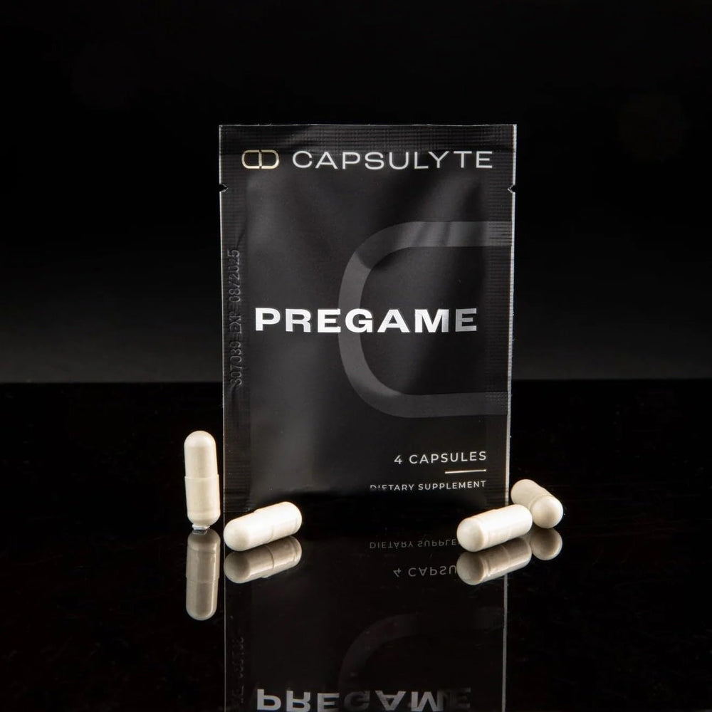 CAPSULYTE Pregame bottle with milk thistle Siliphos and clove extract visual.