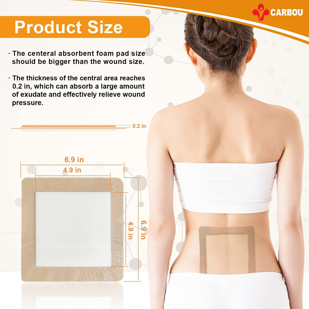 CARBOU aseptic packaging keeps dressings ready for safe storage.