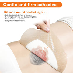 CARBOU border design enables easy removal with minimal discomfort.