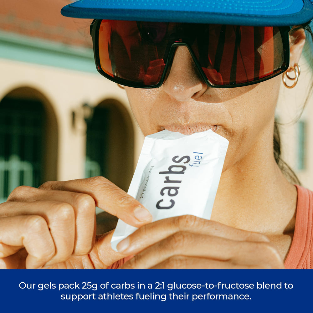 Carbs Fuel energy gel on-the-move during training or race fueling