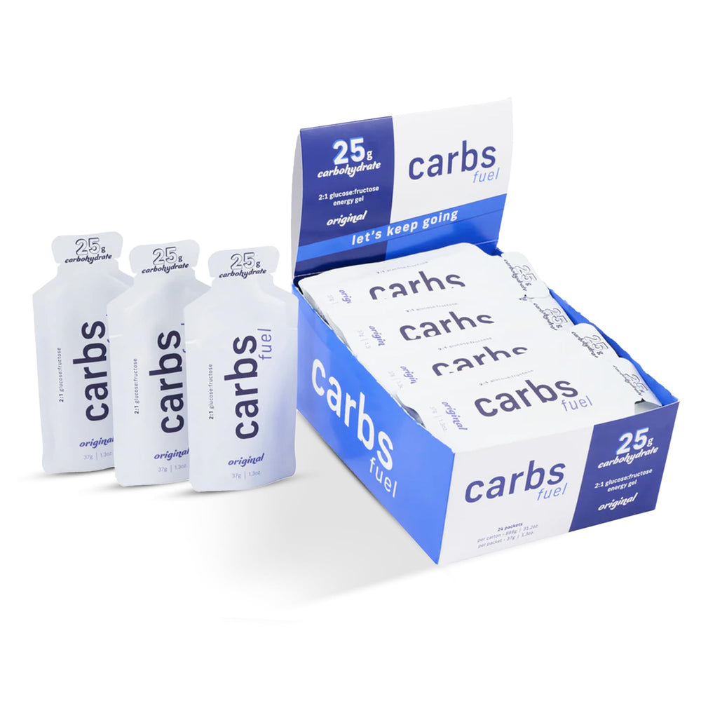 Carbs Fuel original energy gel 25g packaging for convenient on-the-go fueling
