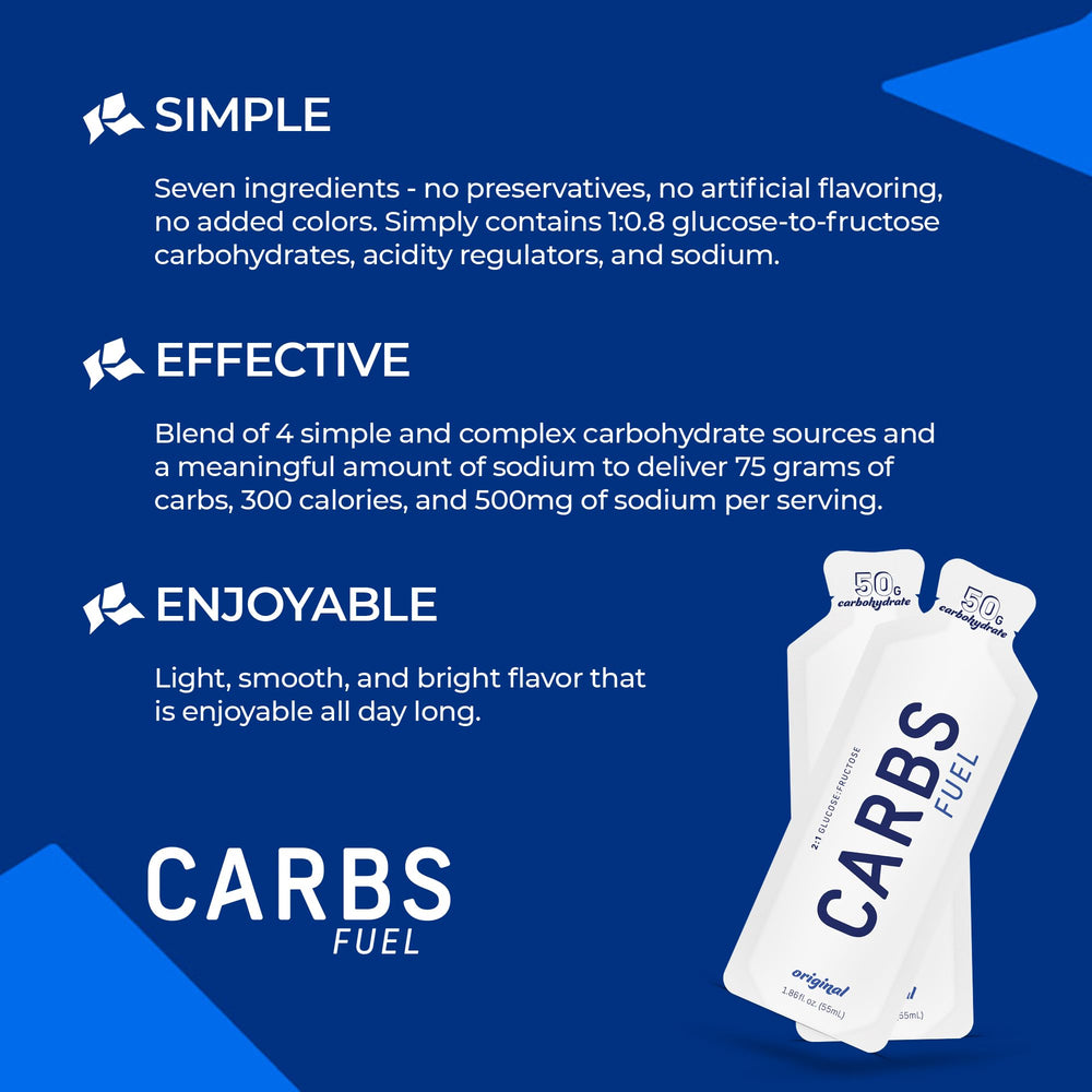 Carbs Fuel sport drink mix 1000g tub supports long workouts with hydration