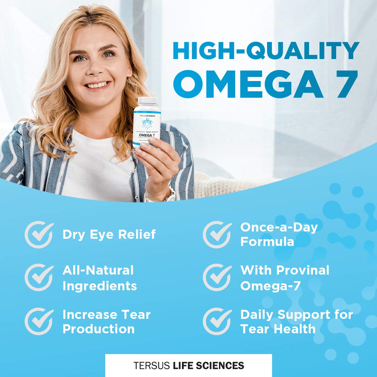 Cardia7 bottle on a desk showing convenient daily eye wellness