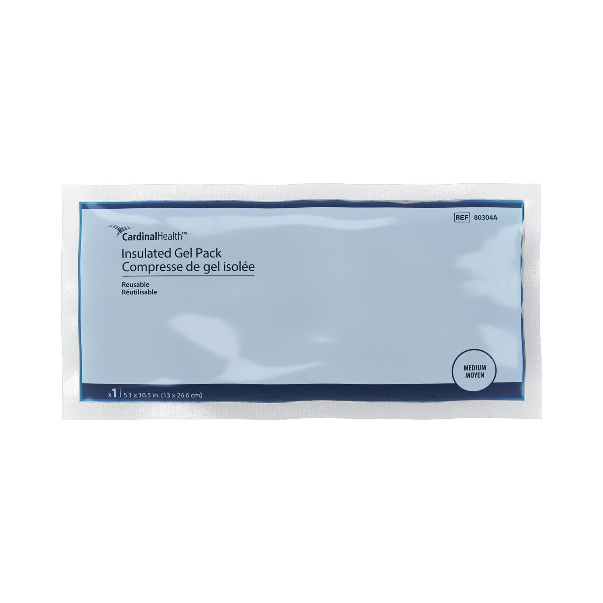 Cardinal Health reusable gel pack insulated medium for hot or cold therapy, versatile relief